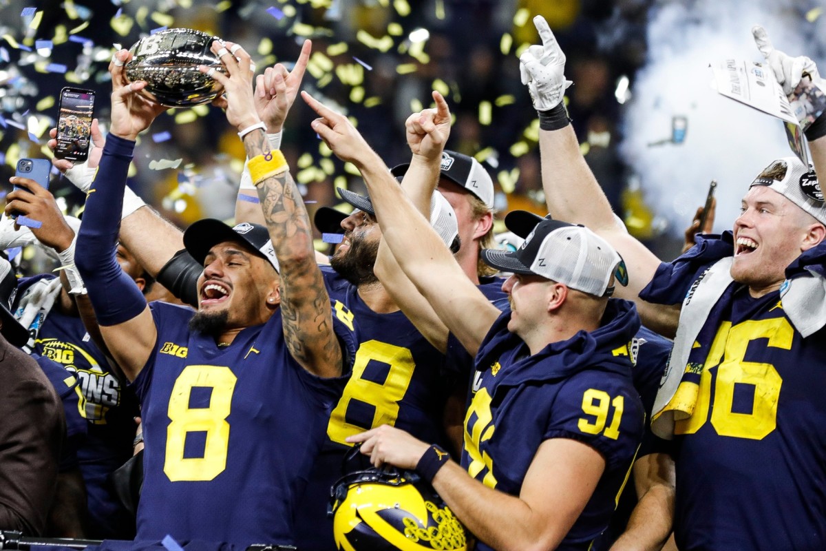 Trophy celebration